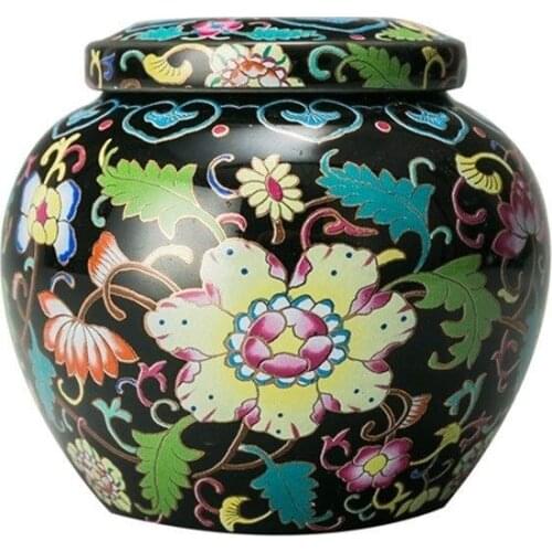Mini Funeral Urn Sealing Handmade Ceramics Memorial Urns for Human Ashes Adult or Pet Display Burial Urns at Home