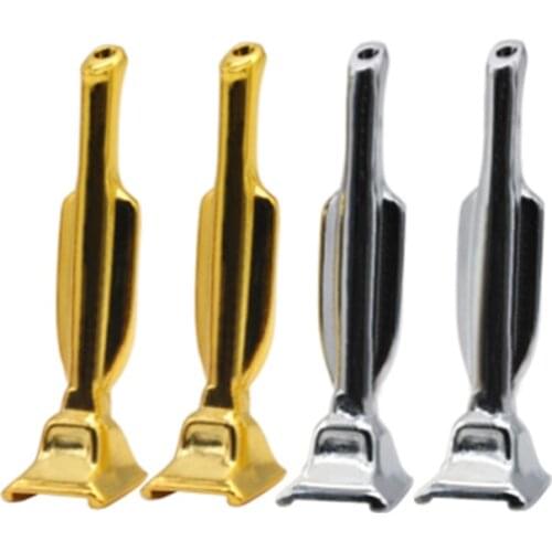 Stainless Steel Mini Golden Man Trophy Pipe Snuff Snorter Sniff Metal Tube Vacuum Sniffer Exquisite Cigarette Filter