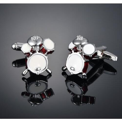 Fashion colorful drum Cufflinks French long sleeve shirt sleeve nail shirt accessories Cufflinks