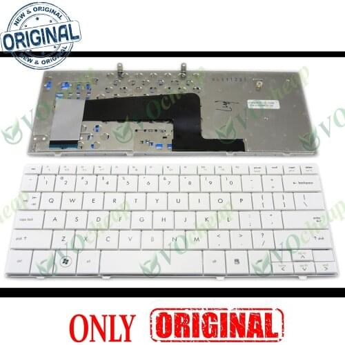 New Laptop keyboard for HP Compaq Mini110 Mini 110 110-1000 Mini 102 Presario CQ10-100 White US Version - V100226ES1