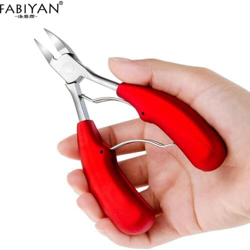 Cuticle Scissor Nail Nipper Trimming Clipper Cutter Edge Plier Manicure Ingrown Toenail Care Tool