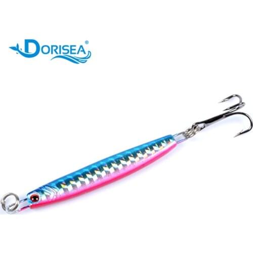 DORISEA 1PC 6.5cm 13.2g Hard Spoons Fishing Lure Mixed Size Metal Sequins Spinner Bass Baits With Treble Hook Fishing Tackle