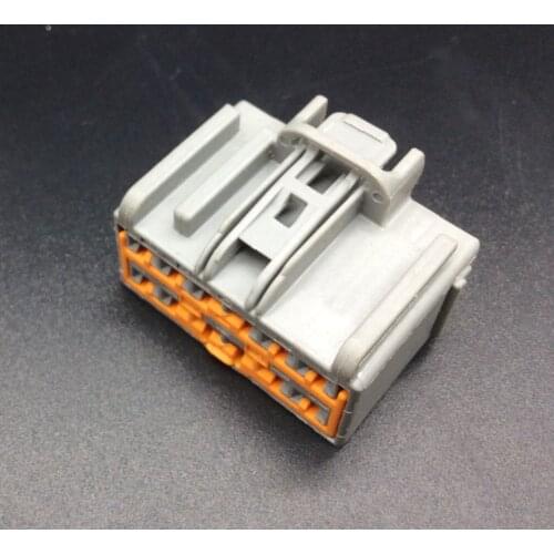 For Ford edge electric tailgate module plug connector 2X6 12PIN WPT-396 14S411 Trailer Tow Module for Mondeo S-Max housing