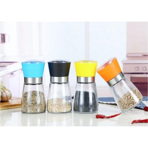 Manual Pepper Grinder Salt and Pepper Shakers Multifunction Seasoning Spice Grinding Bottles Condiment Container Kitchen Gadgets