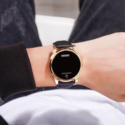 SKMEI1684 Fahion Women Digital Watches Men Creative Touch Screen LED Display Male Dress Clothes Clock Relogio Masculino Dropship