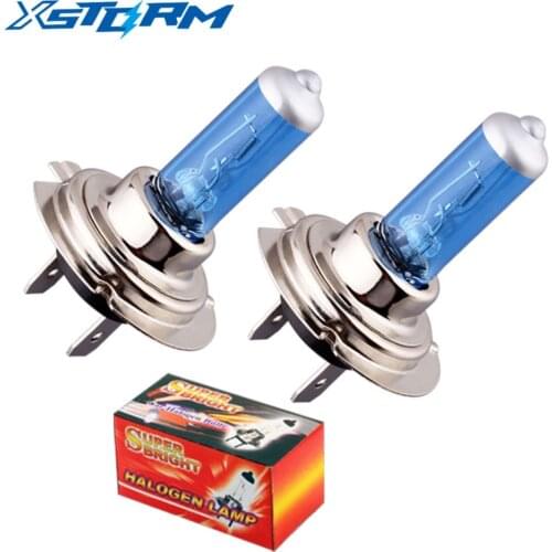 20pcs H7 100W 12V Super Bright White Fog Lights Halogen Bulb High Power Car Headlights Lamp Car Light Source Car Styling parking