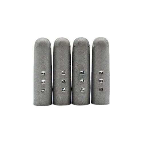 Weiou Grainy Texture Aglets 1.73CM*4.5MM Three Holes Strings Ends Durable&Affordable Ropes Heads Cheaper Laces Tips