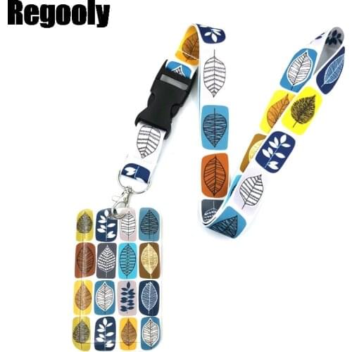 Leaves Plants Green House Decorations Neck Strap Lanyard for keys lanyard card ID Holder Key Chain for Gifts