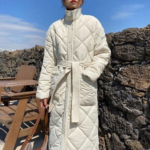 Winter Clothes Women Warm High Quality Down Cotton Coats Famale Long Thicken Korean Parkas Woman Ropa Mujer Invierno 2021 SQQ192