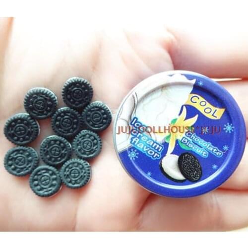 1set Dollhouse Miniature Food Cookies With Box Dollhouse Decor Play food Doll House Kitchen for blyth,bjd,1/6 Doll toy