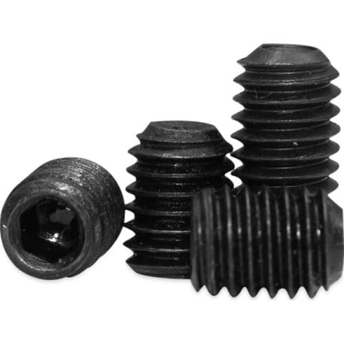 1PCS Black Grade 12.9 Hexagon M14 M24 Grub Screw Plain Cup Point Socket Set Screw