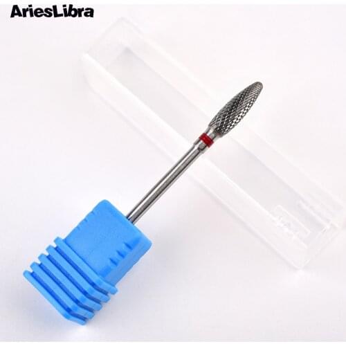 1pcs Bullet Nail Drill Bit Milling Cutter Nail Polish Remover Drill Bit For Electric Manicure Machine Accessories Nail Art Tools
