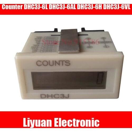1pcs Counter DHC3J-6L DHC3J-6AL DHC3J-6H DHC3J-6VL liquid crystal display ultra-small passive counter