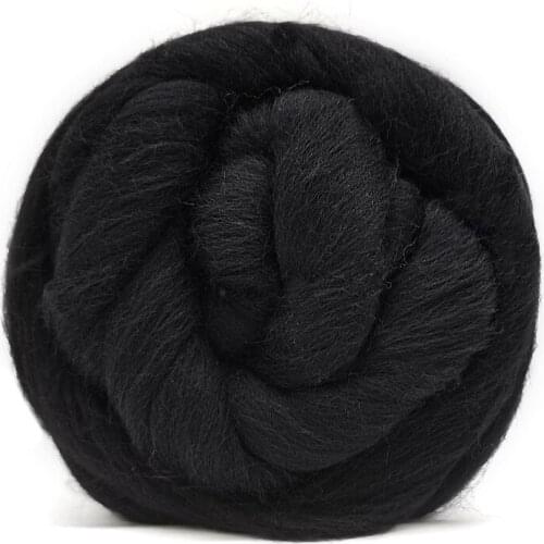 10g Wool Felting Wool 19 Microns Super Soft Natural Wool Fiber Value Pack for Needle Starter Felting Kit 0.35 OZ Per Color (07)