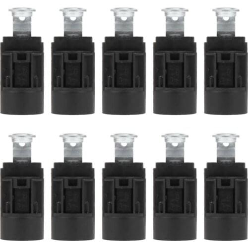 10pcs E14 Bracket Lamp Holder LED E14 Candle Light Base Crystal Lampholder