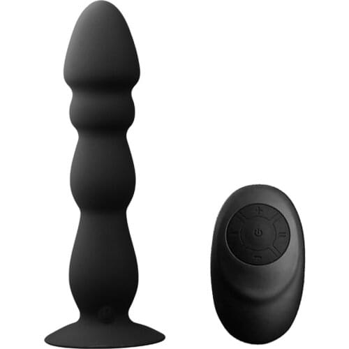 Anal Plug Bead Dildo Vibrator with Suction Cup Butt Plug Male Prostate Massager Clitoris Stimulator Unisex Sext Toys for Women