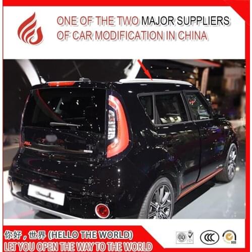 High quality Aluminium alloy silver color side rail bar roof rack for Soul