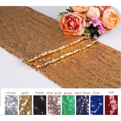 Sequin Table Runner For Table Cloth Decoration Many Color Can Choose SN1106