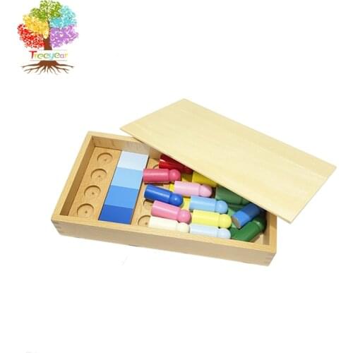 Treeyear Baby Toys Montessori Color Resemblance Sorting Task Wood Small Version Toys for Children Brinquedo Sensorial Toy