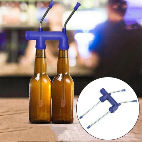 Double Beer Snorkel Beer Dispenser for College Parties New Party Christmas Birthdays Year