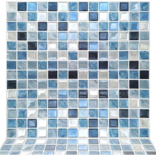 Adhesive peel Mosaic Wall vinyl backsplash stickers for kitchen tiles