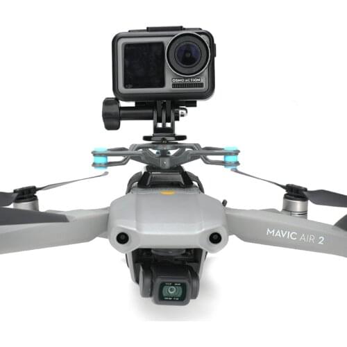 For gopro / osmo acrtion camera mount Bracket with Shock absorption Damping gimbal for dji mavic air 2 mavic 2 pro zoom drone
