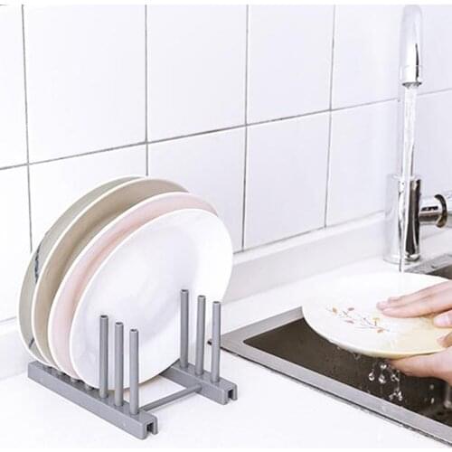 Kitchen Organizer Pot Lid Rack Stainless Steel Spoon Holder Pot Lid Shelf Cooking Dish Rack Pan Cover Stand Kitchen Accessories
