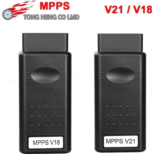 MPPS V18 V21 ECU Chip Tuning Interface MPPS V18 V21 For EDC15 EDC16 EDC17 MPPS 16 Multi-Language CAN Flasher Remap Cable OBD2