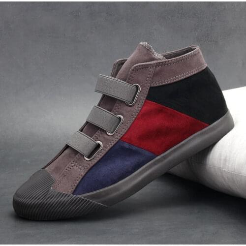 2020 Trend Men Canvas Shoes Slip-on Casual Shoes Men Trend Shoes Comfortable Loafers Mens Flats Driving Shoes Men Moccasins