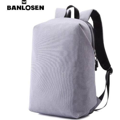 Men Laptop Backpack For 15 inch Computer Backpacks Male Gray Bags Daypack Women Travel Bag Mochila YS1572