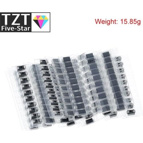 200pcs/lot SMD diode Assorted Kit 20value*10PCS contains SS110 SS220 SS210 SS310 SS510 SS16 SS26 SS34 SS36 ES1J ES1D ES1M US1M