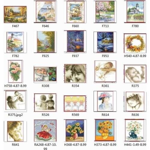4.87USD cross stitch kit aida 14ct 11ct count printed canvas stitches embroidery DIY handmade needlework