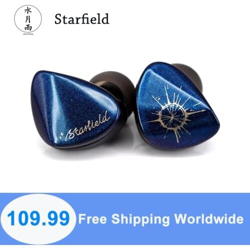 MoonDrop Starfield Carbon Nanotube Diaphragm Dynamic Hifi Music Monitor DJ Studio Stage Sports Earphone Earbuds