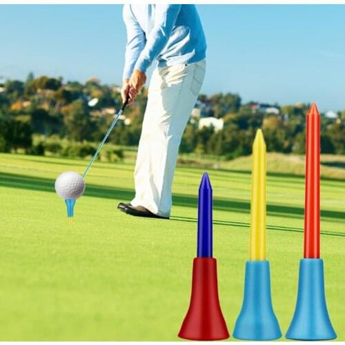 Consistent Color Plastic Golf Ball Holder Equipment Beginners Practice Training Accessory for Golfing Practice