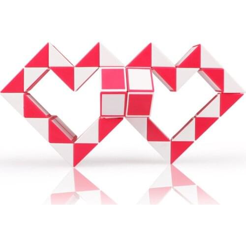 Qiyi Maigc Snake 24 Segment Magic Rule Snake Cubes Elasticity Elastic Changed Popular Twist Transformable Kid Puzzle Toy