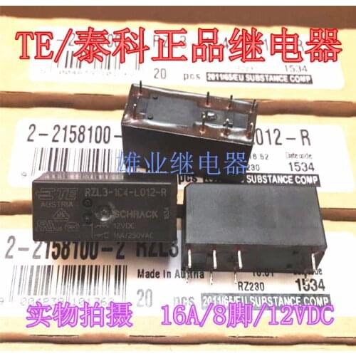 Rzl3-1c4-l012-r 12V relay rtd14012 12VDC