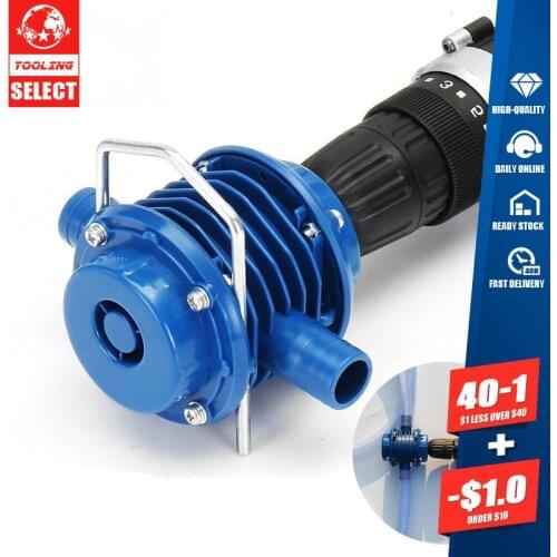 Self-Priming Electric Drill Water Pump Household Mini Micro Heavy Duty Home Garden Centrifugal Power Tool Accessories