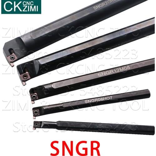 SNGR08J07 10K07 10K08 12M08 12M09 16Q09 20R09 Mechanical Lathe CNC Internal Grooving Small Hole Tools Holder for 6GR 7GR 8GR 9GR