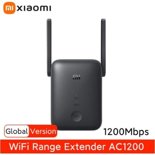 New Global Version Xiaomi Mi WiFi Range Extender AC1200 2.4GHz And 5GHz Band 1200Mbps Ethernet Port Amplifier WiFi Signal Router