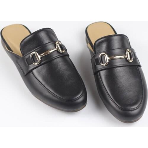 Womens Shoes Slingbacks Pointed toe Slip on Shoes 100% Genuine Leather Womens Ballet Flats 2011 Summer Mules Barefoot Shoes