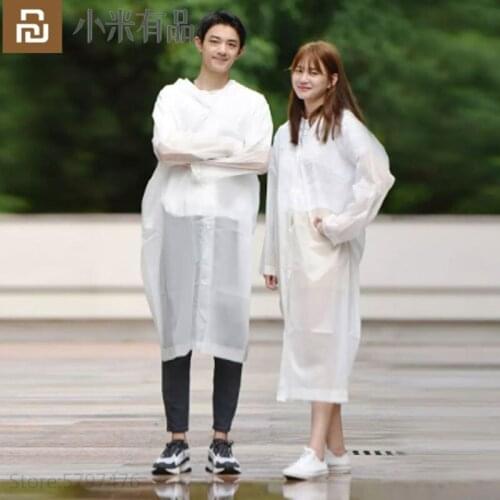 2020 Youpin Raincoat Waterproof Windproof Lightweight Portable Minimalist Versatile Unisex High-quality Materials Outdoor Travel