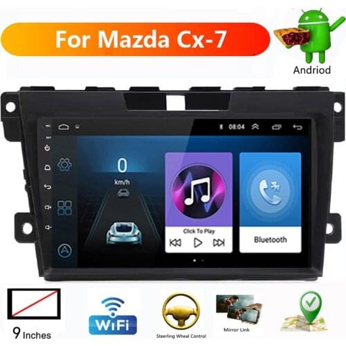 JOYINCAR 9'' 2 din Android 9.1 Auto Radio Car Multimedia For Mazda Cx-7 2008-2015 GPS Navigation Stereo Audio Player bose system