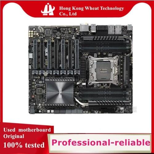 For ASUS X99-E-10G WS Motherboard Socket LGA 2011 V3 DDR4 SATA III For Intel X99 Original Desktop Used Mainboard