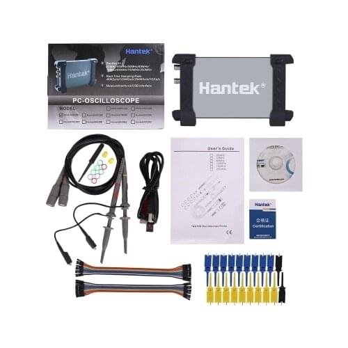 Hantek 6022BL 16 Channel Logic Analyzer Bandwidth 20M 48MSa/s Sample Rate PC USB Oscilloscope Analog Virtual Oscilloscope