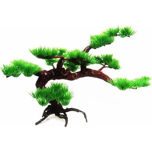 Artificial Plants Pine Bonsai Tree Pot Plants Accessories Small Fake Pine Tree Potted Ornaments For Home Hotel Garden Decoration