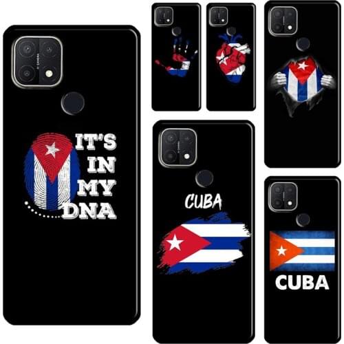 Cuba Flag For OPPO A15 A91 A83 A1K A3S A5S A5 A9 A31 A53 2020 A52 A72 Reno 4 Pro 2 Z F7 Phone Case