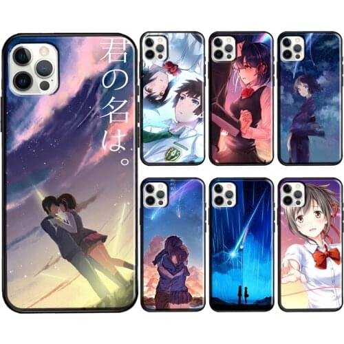 Anime Your Name Soft Cover For iPhone 12 11 Pro Max X XR XS Max 5S SE 2020 8 7 Plus 12 Mini Phone Case
