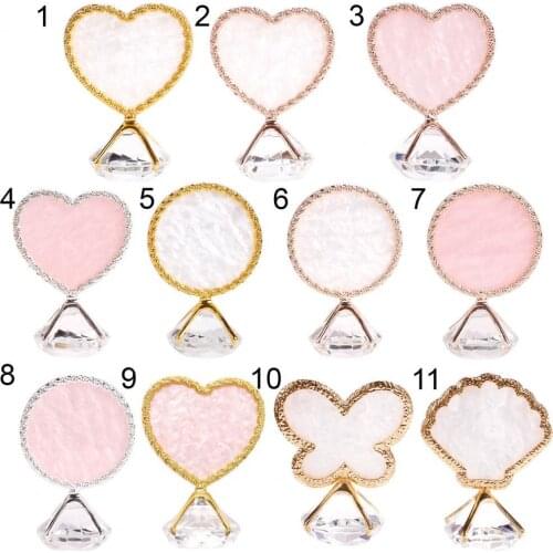 False Nail Plate Rhinestone Inlaid Non-Slip Plastic Manicure Finger Ring Display Stand Beauty Salon Storage Holders Organization