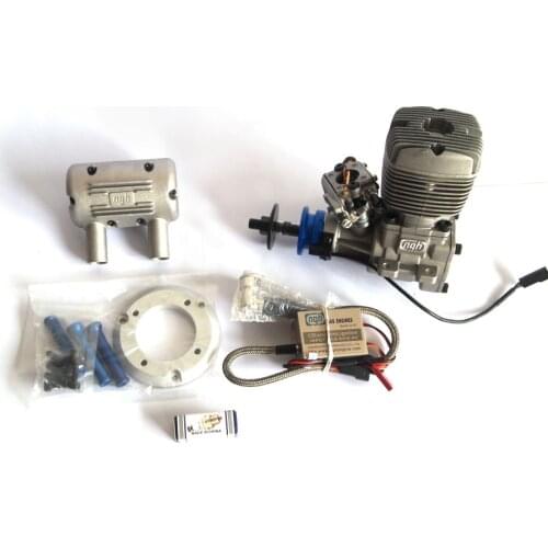 NGH GT35R 35CC Gasoline / Petrol Engine w/ Real Exhaust Muffler for RC Model Airplane