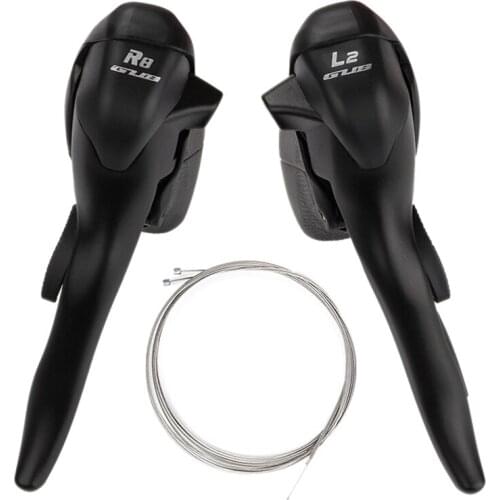GUB Dual Control Levers Bike Shifters Brake Lever 2X8 Speed Road Bike Shifters Brake Lever for Shimano